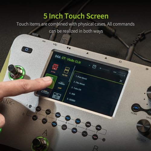 Multi-Effects Guitar Pedal with 80 Presets and Loop V4187