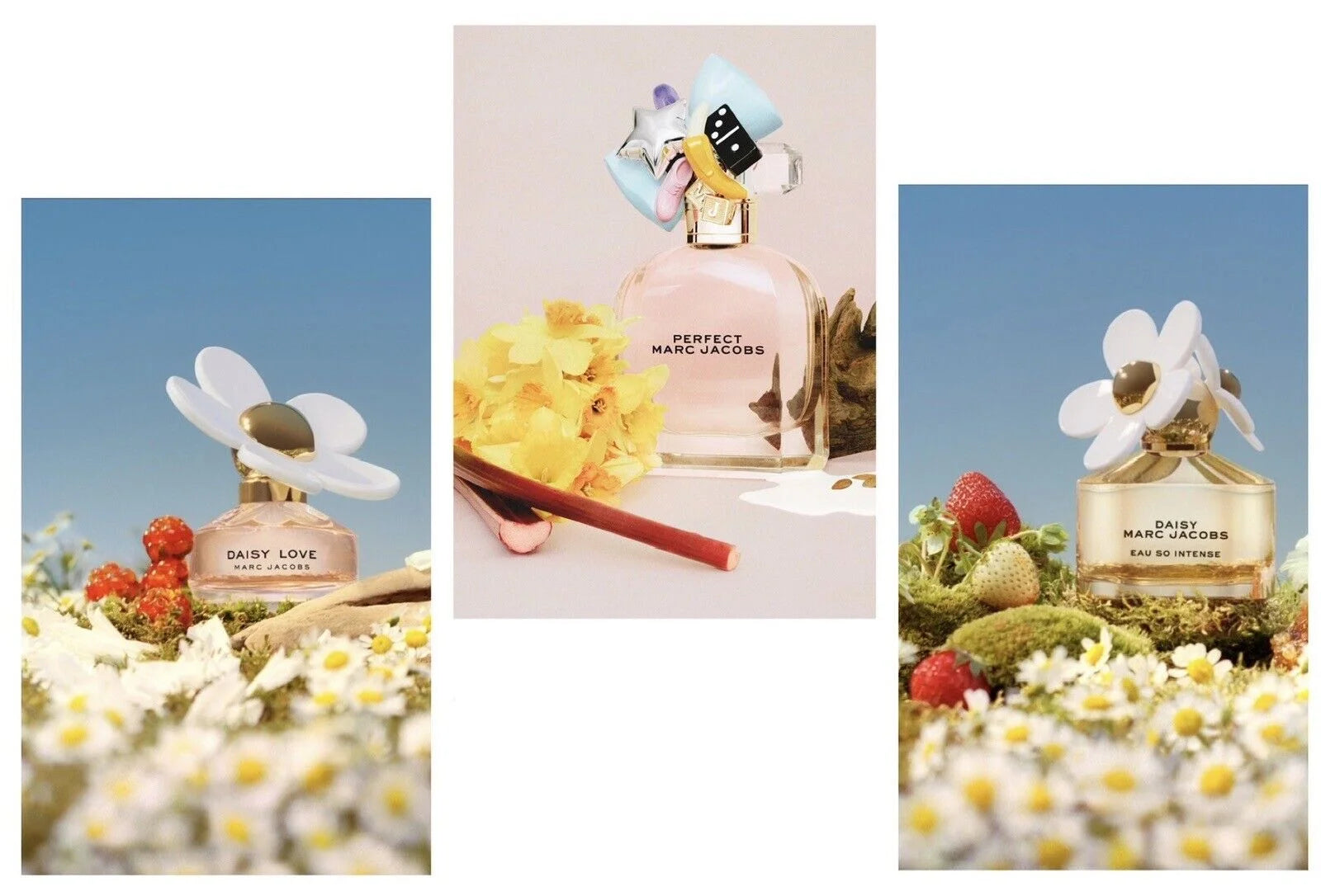 Eau de toilette Mini sprays Perfect Daisy Love & Daisy 0.14 oz 3 pc holiday gift Set NO BOX  New