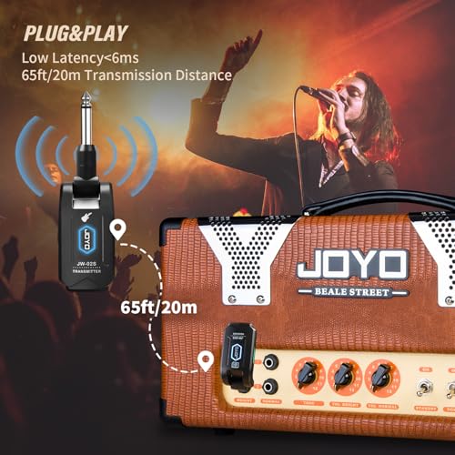 Wireless Guitar System 5.8GHz Transmitter Receiver with Charging Box A704