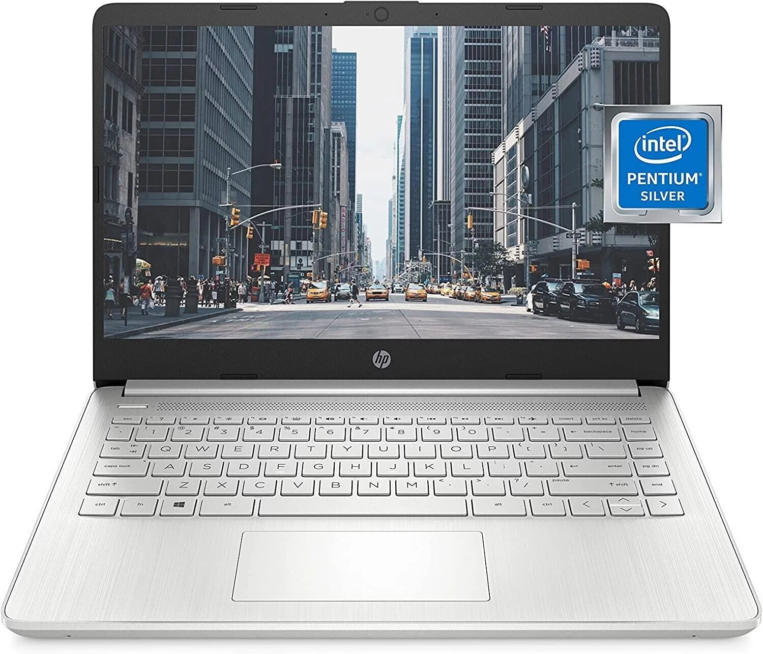 HP 14" Laptop, Intel Celeron N3050, 128GB SSD, 14-dq0090nr