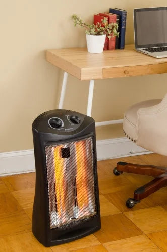 Tower Radiant Quartz Heater with Fan V198596
