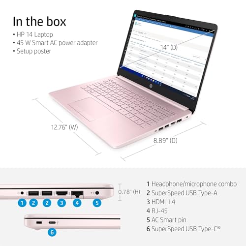 14 Ultrabook Intel 4-Core CPU 32GB RAM 1.6TB Storage Win11 Pro Silver S349650