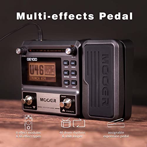 Multi-Effects Guitar Pedal with 80 Presets and Loop V4187