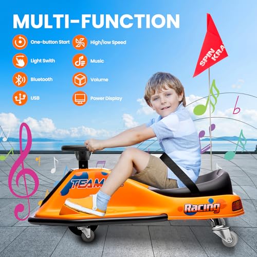 24V Electric Go Kart Drifting Car with 360° Rotation L71704