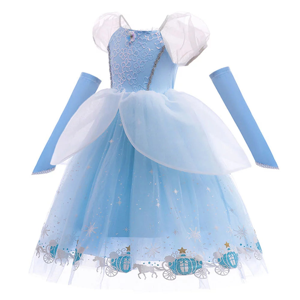 Girls Princess Costume Dress for Birthday Halloween Party S392753