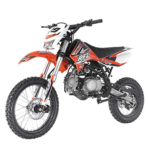 125cc Gas Dirt Pitbike with Headlight, Black Q764383