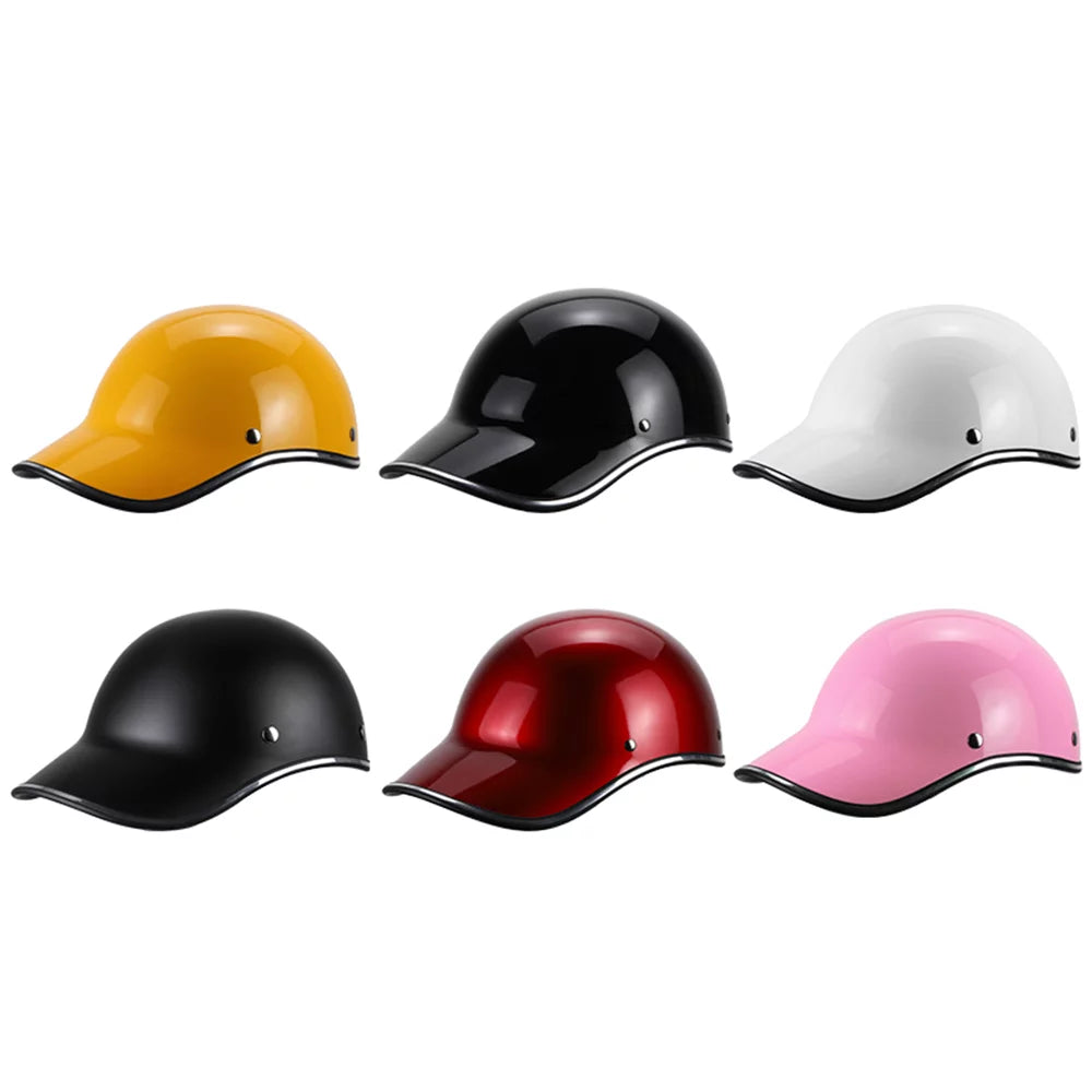 Motorcycle Half Helmet with Adjustable Strap P1038