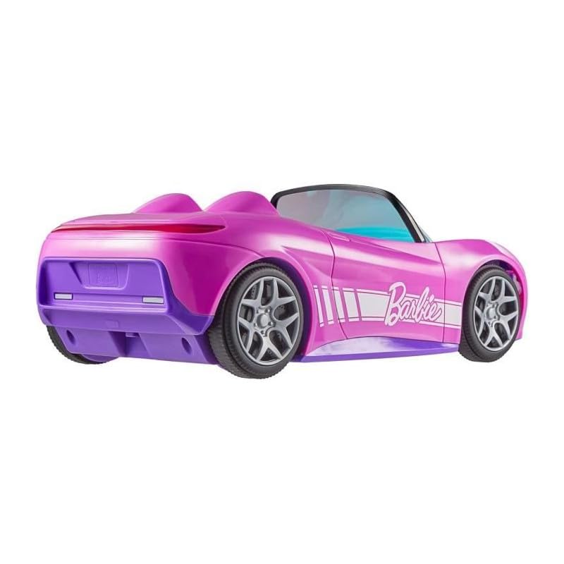 Remote-Control Pink Convertible Toy Car for Dolls R7242