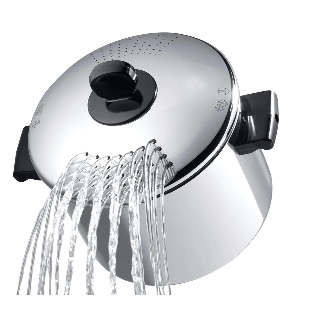 Stainless Steel 8 Quart Covered Stockpot F7016