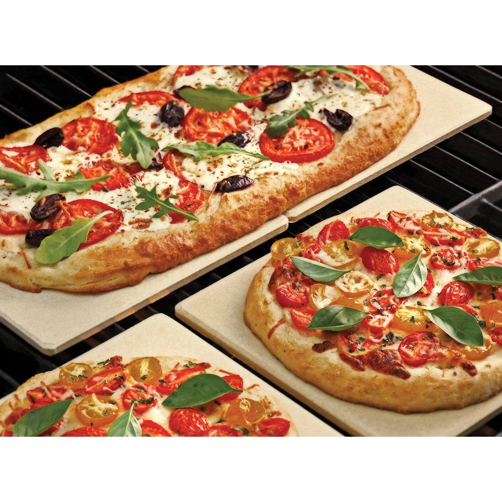 Pizza Grill Stone Tiles - Set of 4 K783