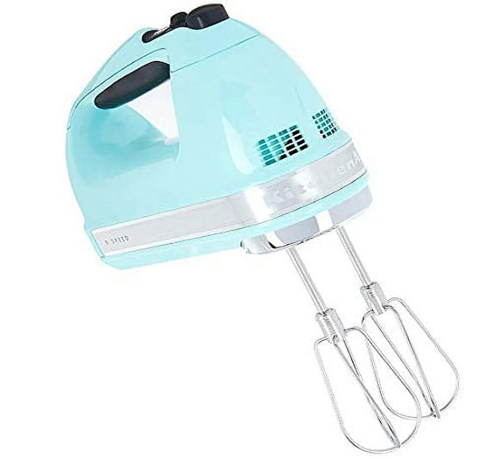 KitchenAid RRKHM9IC 9-Speed Hand Mixer - Ice Blue (Certified Used)