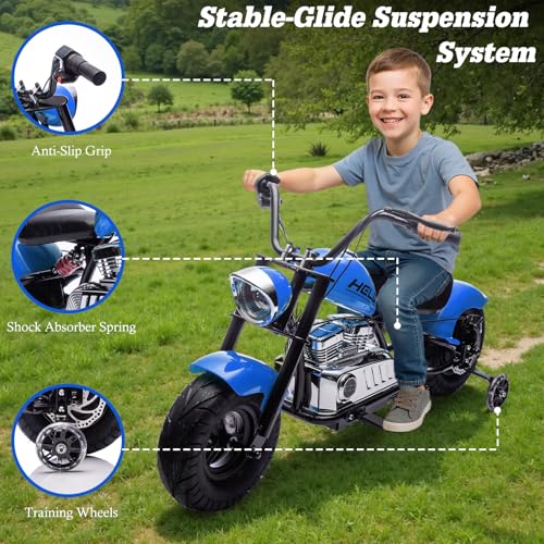 Electric Dirt Bike for Kids 14+, 360W Motor, 15.5 MPH, Gray Q330721