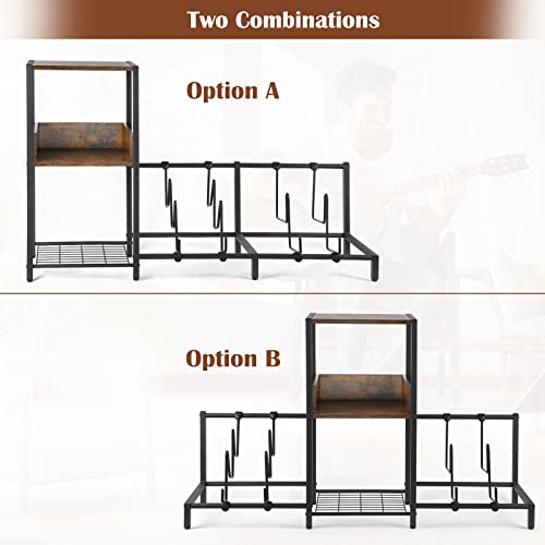4-Tier Guitar Stand Rack Holder for Acoustic Electric Bass V903