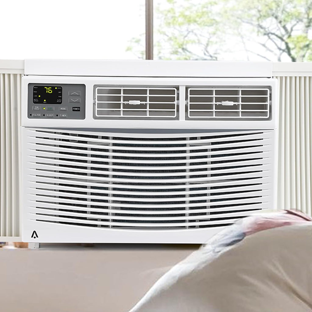 Window Air Conditioner 8000 BTU with Remote Control, Cools 350 Sq Ft C31327