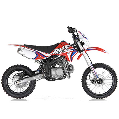125cc Gas Dirt Pitbike with Headlight, Black Q764383
