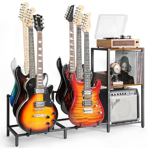 4-Tier Guitar Stand Rack Holder for Acoustic Electric Bass V903