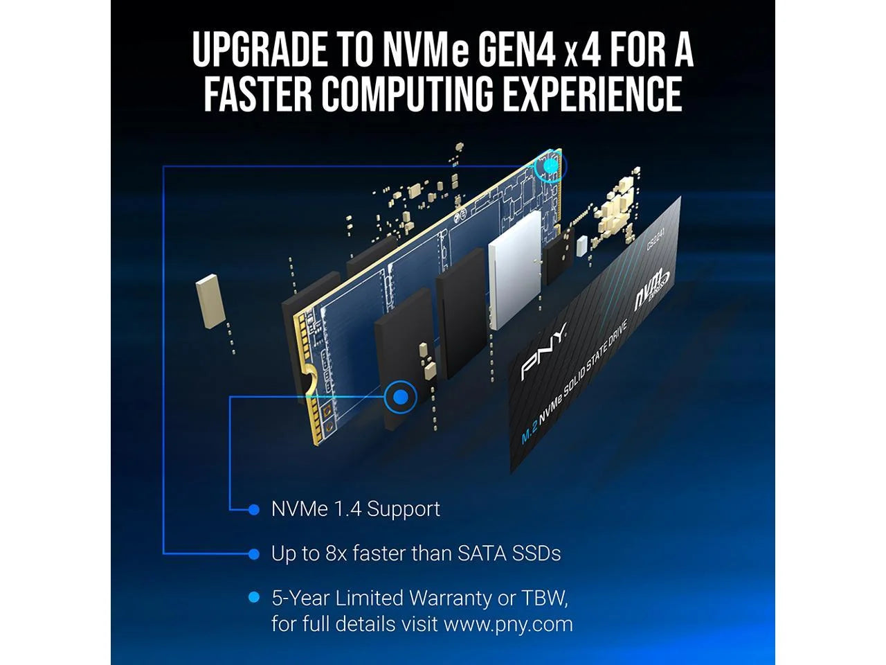 M.2 2280 PCIe 4.0 x4 4TB Internal SSD L668027