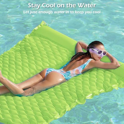 Giant Inflatable Floating Water Mat for Pool Lake Beach Z14411
