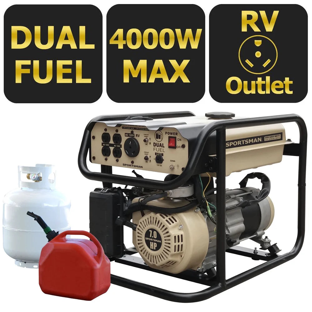 4000 Watt Dual Fuel Generator N2415
