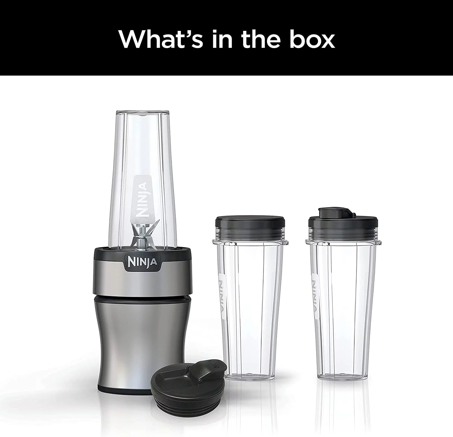 Compact Personal Blender, 900W Motor, Silver L666886
