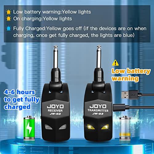 Wireless Guitar System 5.8GHz Transmitter Receiver with Charging Box A704