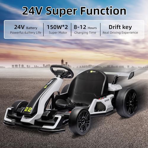 24V Electric Drift Go Kart for Kids with 300W Motor B642485