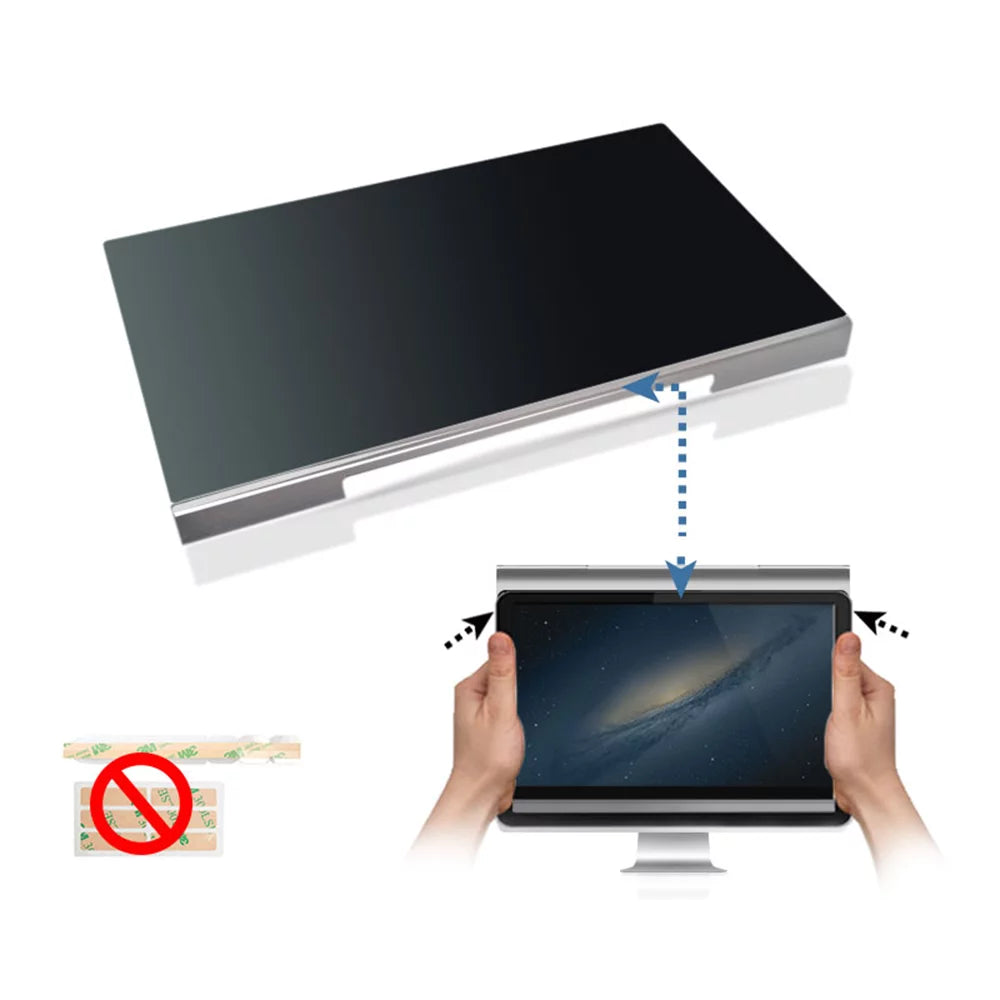 Widescreen Monitor Screen Filter, UV Protection for Desktop J43003