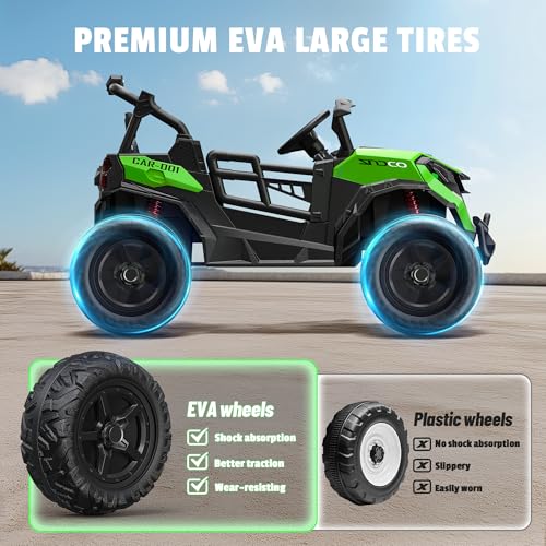 24V 2 Seater Ride on Car Truck, 4WD, Remote Control, Pink C7603