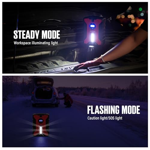 Cordless Tire Inflator Portable Air Compressor with Digital Pressure Gauge R961296