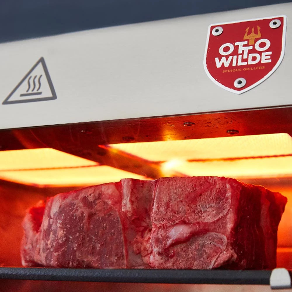 Portable Steak Grill Stainless Steel 1500°F H65777